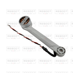 OEM-pulled DJI Mini 3 Rear Arm Right on white with Reboot Hub watermark overlay