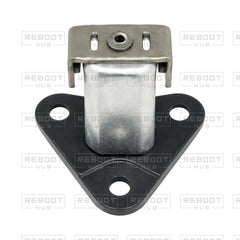 OEM-pulled DJI Mini 3 Front Arm Rotation Axis on white with Reboot Hub watermark overlay