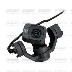 OEM-pulled DJI Mini 3 Gimbal Camera Assembly on white with Reboot Hub watermark overlay