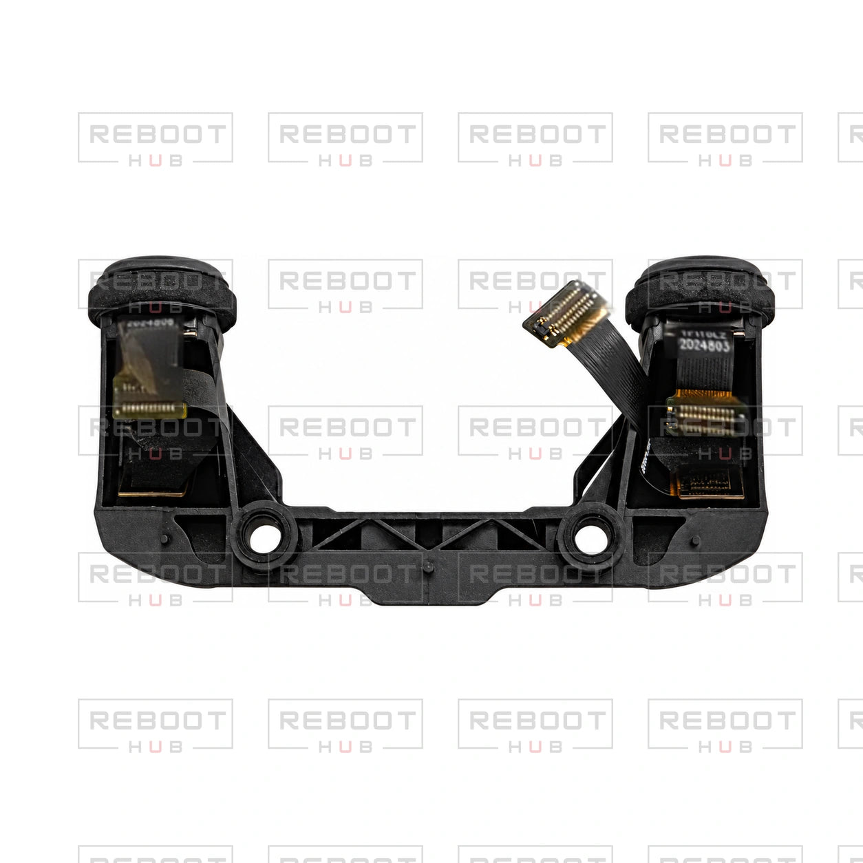 OEM-pulled DJI Mini 3 Pro Front Vision Module with Flexible Flat Cable on white with Reboot Hub watermark overlay