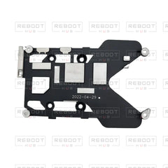 OEM-pulled DJI Mini 3 Pro Heat Sink Bracket on white with Reboot Hub watermark overlay