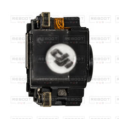 OEM-pulled DJI Mini 3 Pro Camera Lens Core Module on white with Reboot Hub watermark overlay