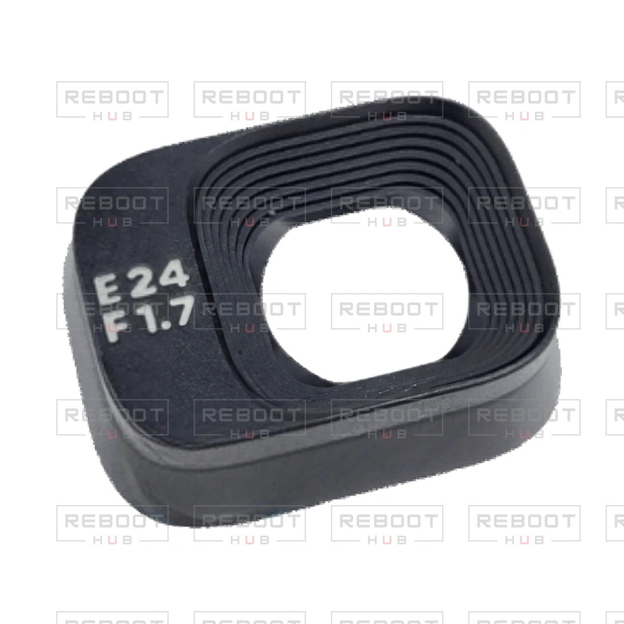 OEM-pulled DJI Mini 3 Pro Camera Lens Frame on white with Reboot Hub watermark overlay