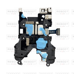 OEM-pulled DJI Mini 3 Pro GPS Module with Heat Sink Bracket on white with Reboot Hub watermark overlay