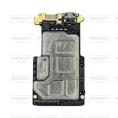 OEM-pulled DJI Mini 3 Pro Motherboard on white with Reboot Hub watermark overlay