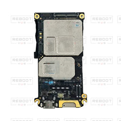 OEM-pulled DJI Mini 3 Pro Motherboard on white with Reboot Hub watermark overlay