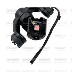 OEM-pulled DJI Mini 4 Pro Gimbal Axis Arm Assembly on white with Reboot Hub watermark overlay