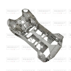 OEM-pulled DJI Mini 4 Pro Middle Frame on white with Reboot Hub watermark overlay