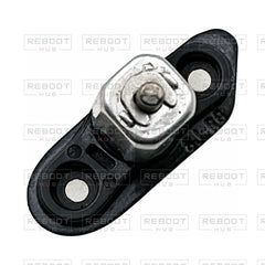 OEM-pulled DJI Mini 4 Pro Rear Arm Rotation Axis Left on white with Reboot Hub watermark overlay