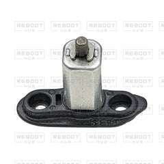 OEM-pulled DJI Mini 4 Pro Rear Arm Rotation Axis Right on white with Reboot Hub watermark overlay