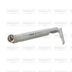 OEM-pulled DJI Mini 4 Pro Front Arm Shell Left on white with Reboot Hub watermark overlay