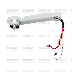 OEM-pulled DJI Mini 4 Pro Rear Arm Right on white with Reboot Hub watermark overlay