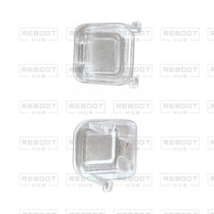 OEM-pulled DJI Mini 4 Pro Arm LED Cover (Pair) on white with Reboot Hub watermark overlay