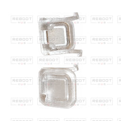 OEM-pulled DJI Mini 4 Pro Arm LED Cover (Pair) on white with Reboot Hub watermark overlay