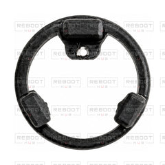 OEM-pulled DJI Mini 3 Gimbal Pitch Motor Rear Cover on white with Reboot Hub watermark overlay