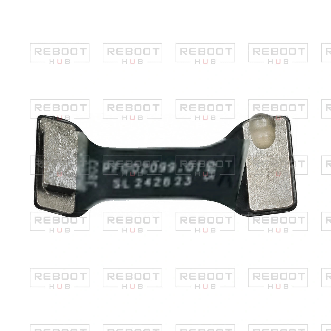 OEM-pulled DJI Mini 4 Pro GPS Flexible Flat Cable on white with Reboot Hub watermark overlay