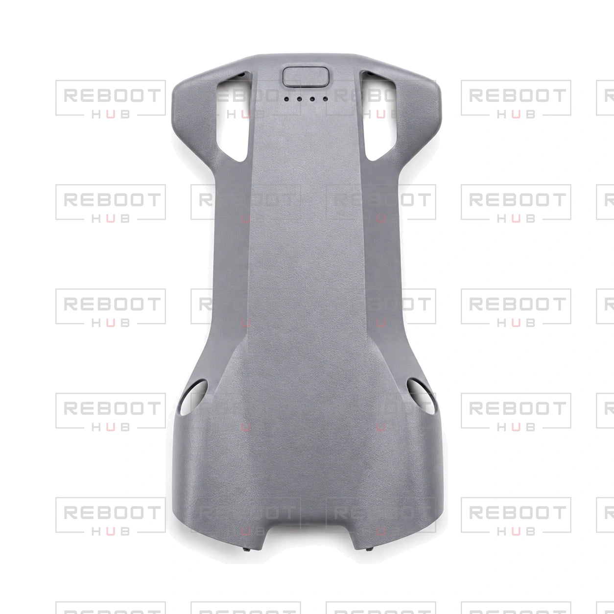 OEM-pulled DJI Mini 5 Pro Upper Shell on white with Reboot Hub watermark overlay