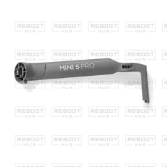 OEM-pulled DJI Mini 5 Pro Front Arm Shell Left on white with Reboot Hub watermark overlay