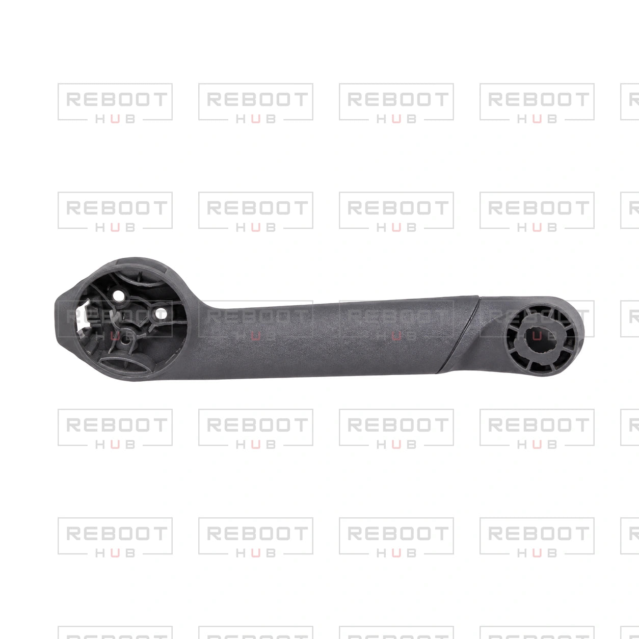 OEM-pulled DJI Mini 5 Pro Rear Arm Shell Left on white with Reboot Hub watermark overlay