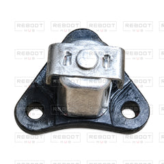 OEM-pulled DJI Mini 5 Pro Front Arm Rotation Axis Left on white with Reboot Hub watermark overlay