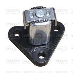 OEM-pulled DJI Mini 5 Pro Front Arm Rotation Axis Right on white with Reboot Hub watermark overlay
