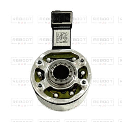OEM-pulled DJI Mini 5 Pro Gimbal Roll Motor on white with Reboot Hub watermark overlay