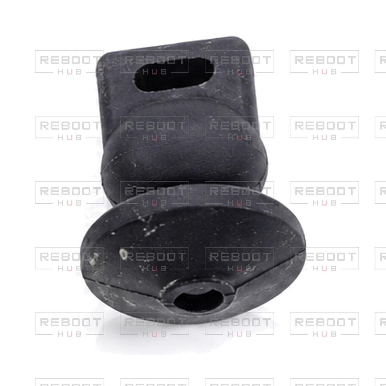 OEM-pulled DJI Mini 5 Pro Gimbal Rubber Damper on white with Reboot Hub watermark overlay