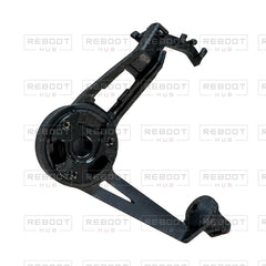 OEM-pulled DJI Mini 5 Pro Gimbal Pitch Motor Bracket on white with Reboot Hub watermark overlay
