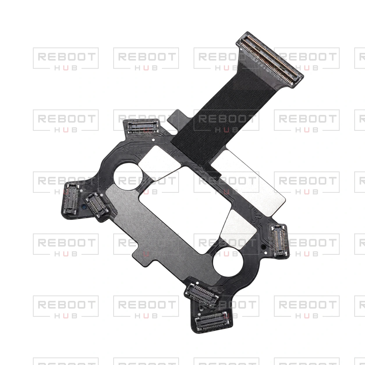 OEM-pulled DJI Mini 5 Pro Front Vision Flexible Flat Cable on white with Reboot Hub watermark overlay