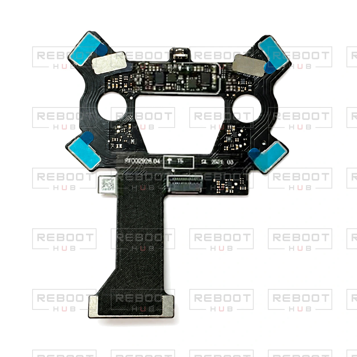 OEM-pulled DJI Mini 5 Pro Front Vision Flexible Flat Cable on white with Reboot Hub watermark overlay