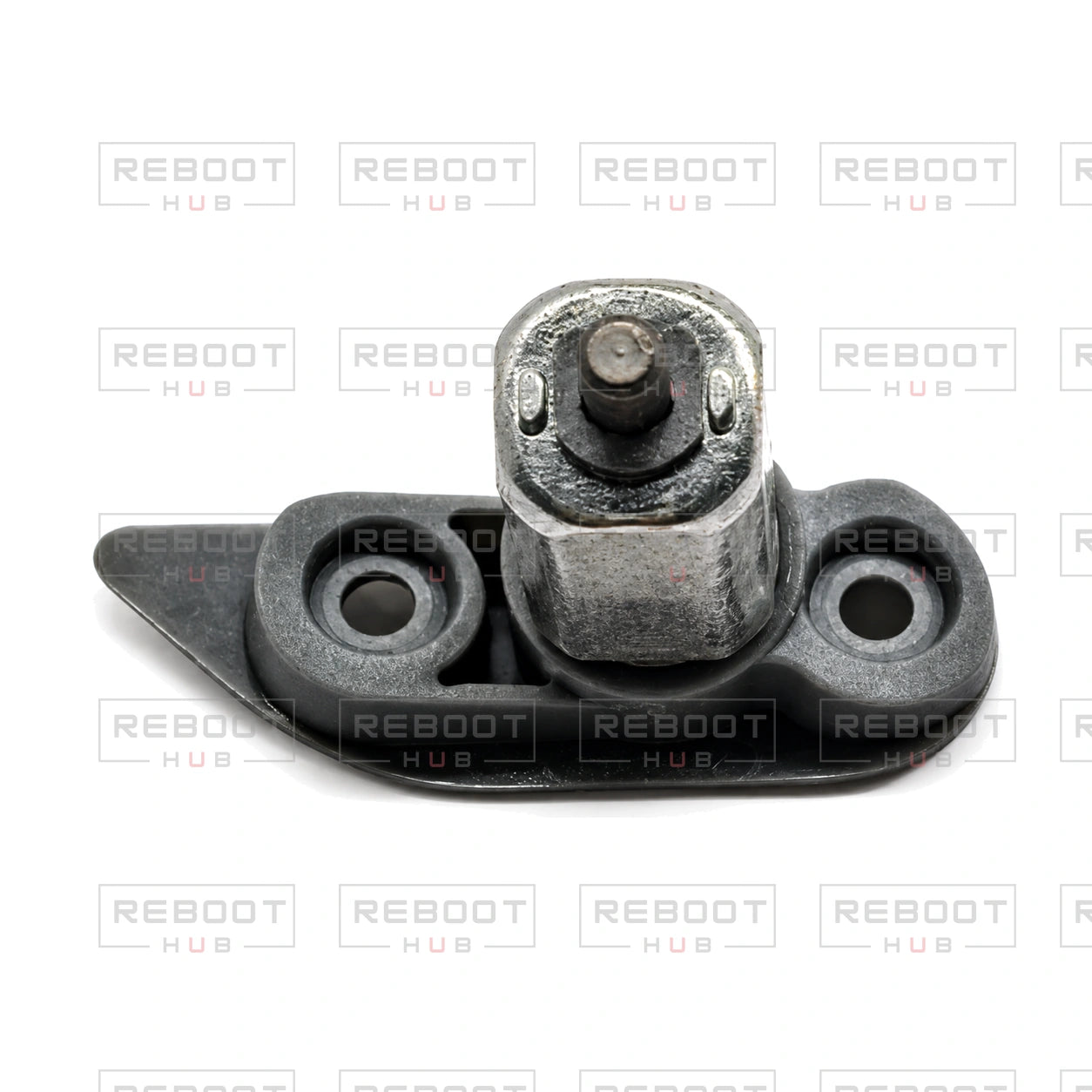 OEM-pulled DJI Mini 5 Pro Rear Arm Rotation Axis Left on white with Reboot Hub watermark overlay