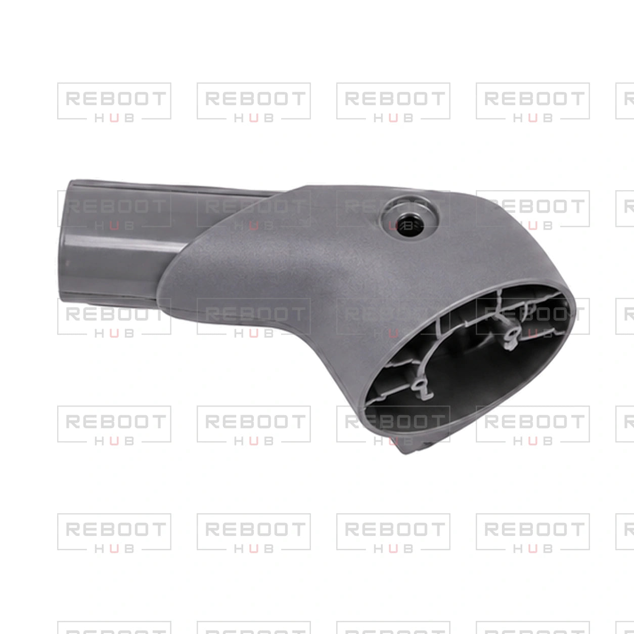 OEM-pulled DJI Mini 5 Pro Front Arm Adapter Ring Right on white with Reboot Hub watermark overlay