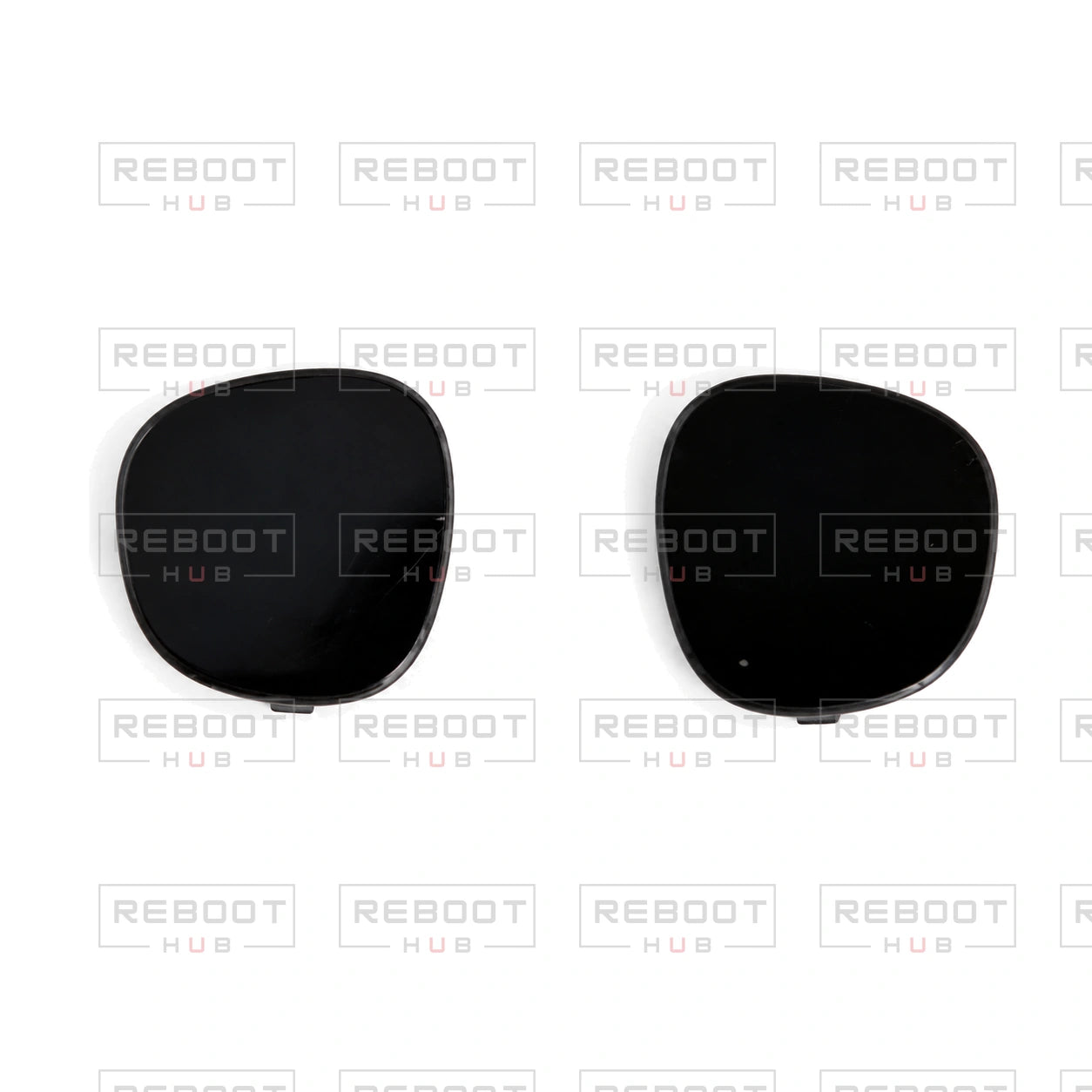 OEM-pulled DJI Mini 5 Pro LiDAR Cover (Pair) on white with Reboot Hub watermark overlay