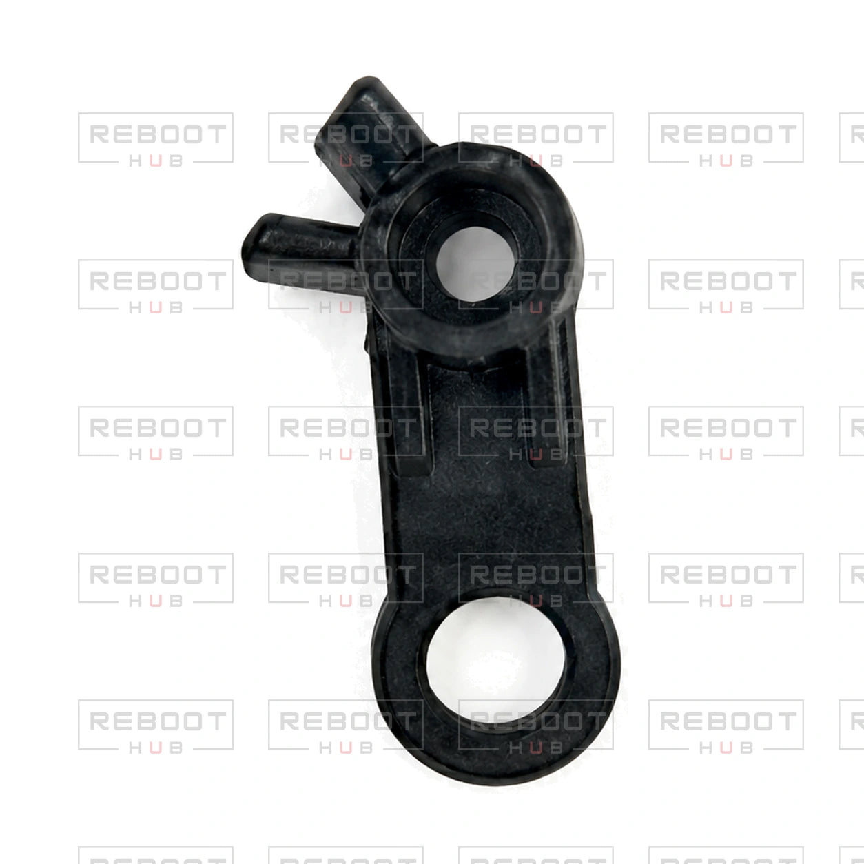 OEM-pulled DJI Mini 5 Pro Gimbal Damper Mounting Clip Left on white with Reboot Hub watermark overlay