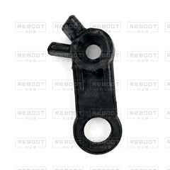 OEM-pulled DJI Mini 5 Pro Gimbal Damper Mounting Clip Left on white with Reboot Hub watermark overlay
