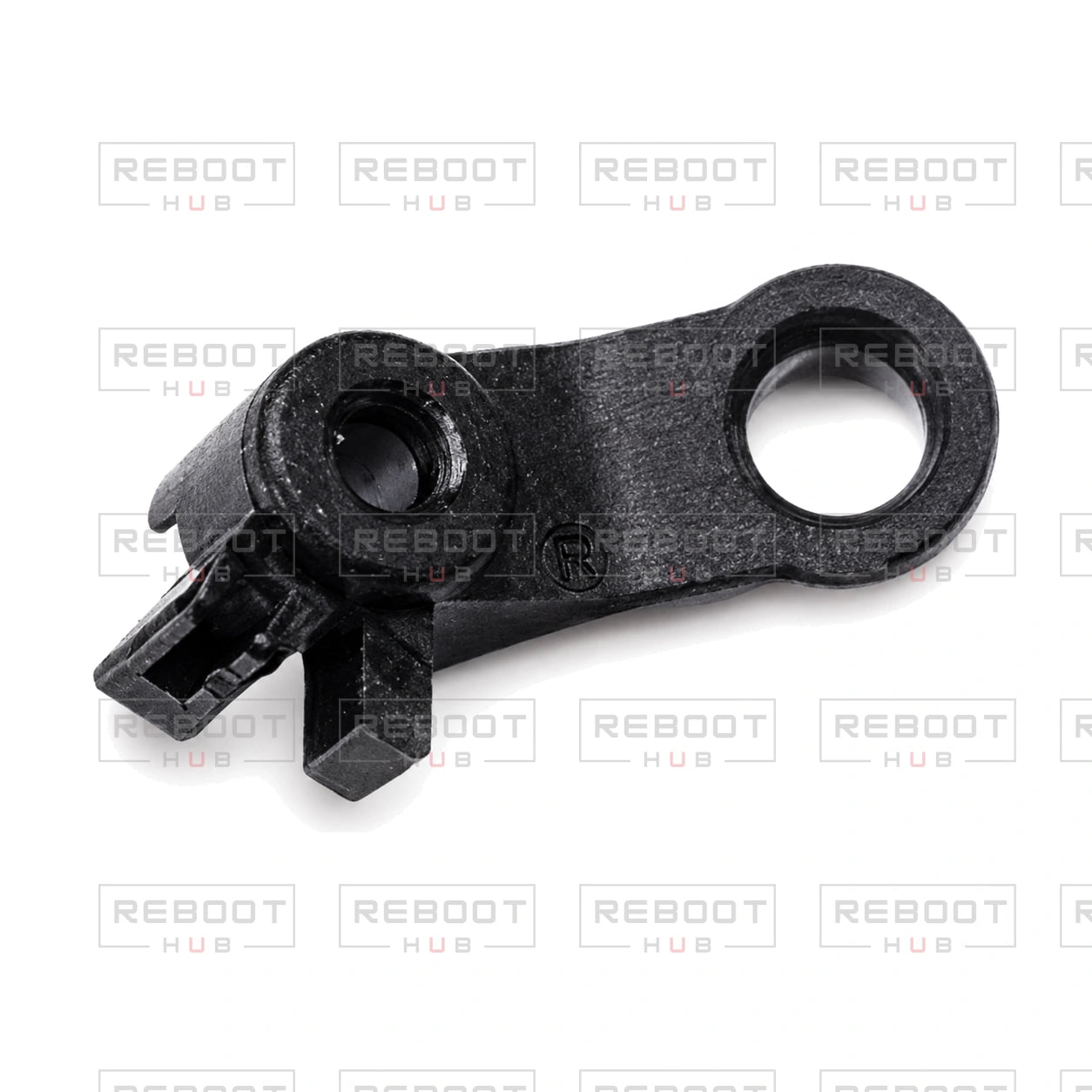 OEM-pulled DJI Mini 5 Pro Gimbal Damper Mounting Clip Right on white with Reboot Hub watermark overlay