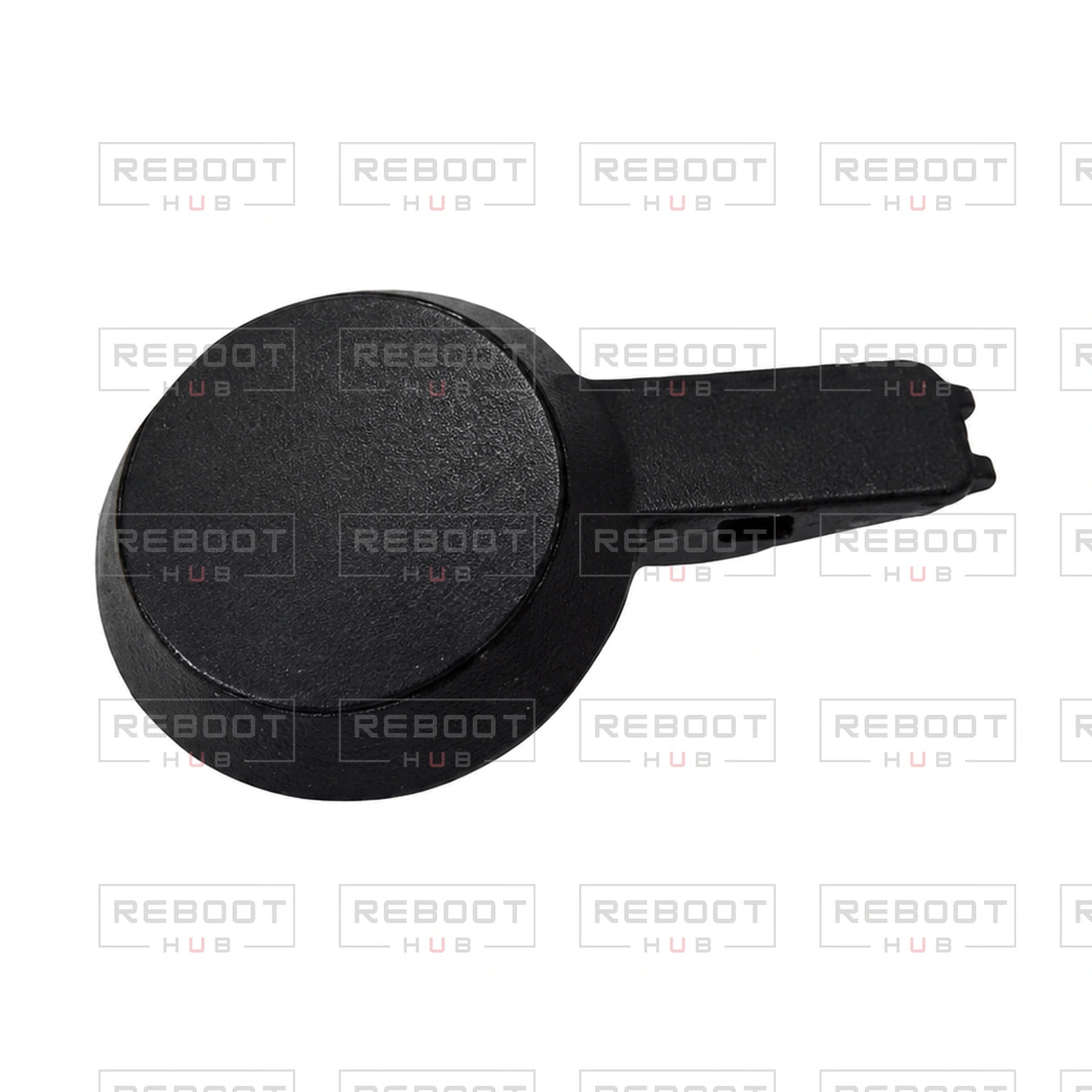 OEM-pulled DJI Mini 5 Pro Gimbal Limit Stop Round Side Cover Plate on white with Reboot Hub watermark overlay