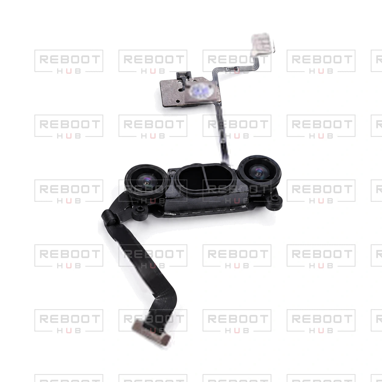 OEM-pulled DJI Mini 5 Pro Downward Vision Assembly on white with Reboot Hub watermark overlay