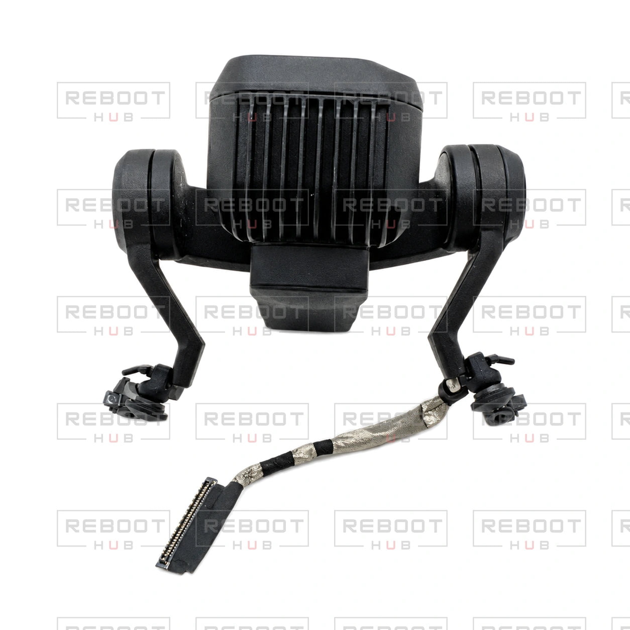 OEM-pulled DJI Mini 5 Pro Gimbal Camera Assembly on white with Reboot Hub watermark overlay