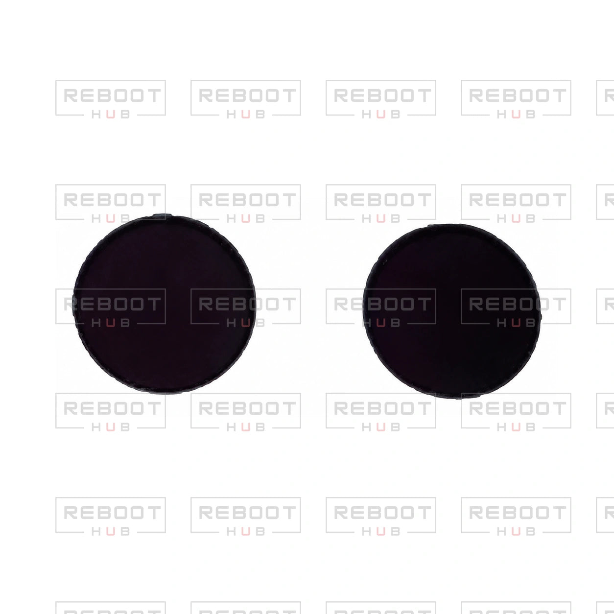 OEM-pulled DJI Spark Downward Vision Infrared Glass Pair on white with Reboot Hub watermark overlay