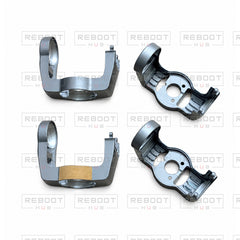 OEM-pulled DJI Air 2S Gimbal Lower Bracket on white with Reboot Hub watermark overlay — source view 3