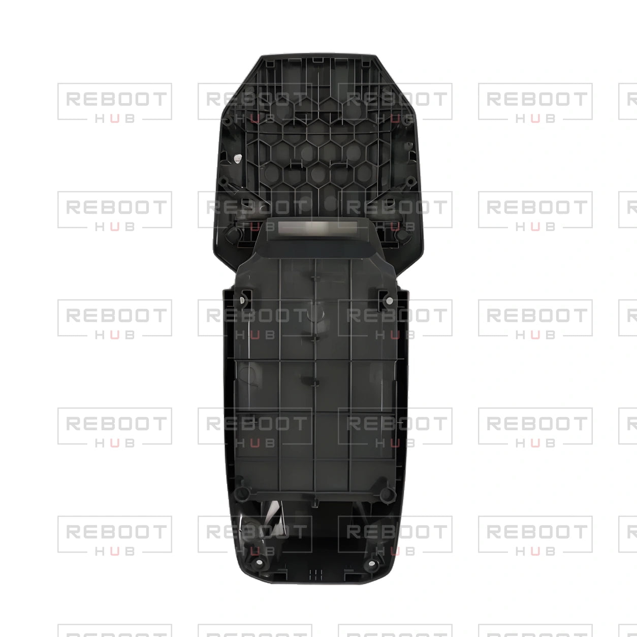 OEM-pulled DJI Mavic Pro Upper Shell, original view 9, on white with Reboot Hub watermark overlay