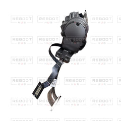 OEM-pulled DJI Mavic Pro / Mavic Pro Platinum Gimbal Arm Assembly, photographed view 28, on white with Reboot Hub watermark overlay