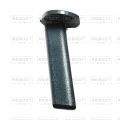 OEM-pulled DJI Mavic Pro Front Landing Gear Left, photographed view 55, on white with Reboot Hub watermark overlay