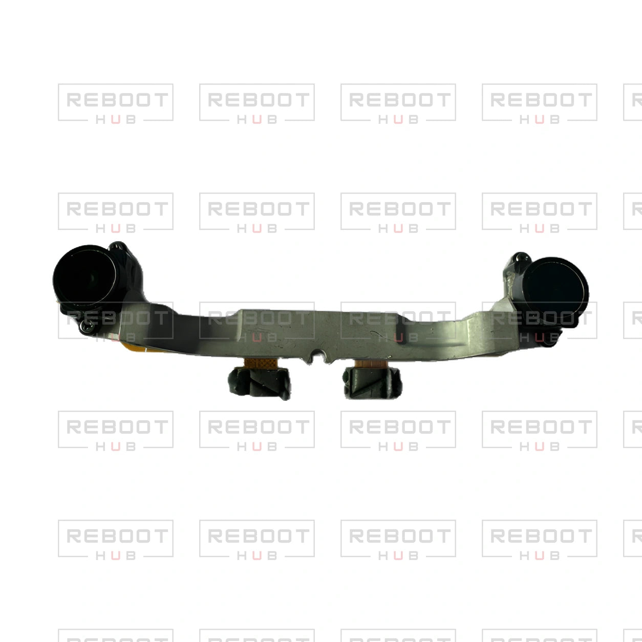 OEM-pulled DJI Mavic Pro Forward Vision Module, photographed view 61, on white with Reboot Hub watermark overlay