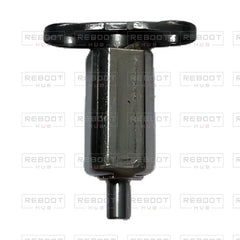 OEM-pulled DJI Mavic Pro Front Arm Rotation Axis Right, photographed view 64, on white with Reboot Hub watermark overlay