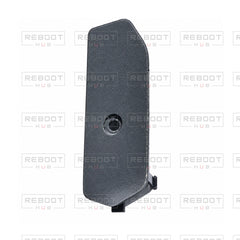 OEM-pulled DJI Mavic Pro Front Arm Rotation Axis Cover Right, photographed view 69, on white with Reboot Hub watermark overlay