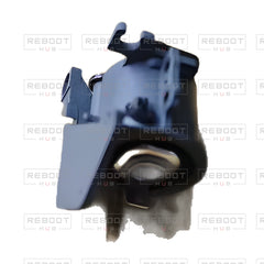 OEM-pulled DJI Mavic Pro Rear Arm Rotation Axis Left, photographed view 88, on white with Reboot Hub watermark overlay