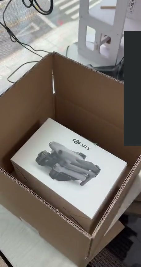 Air 3 preparation from the supplied Reboot Hub packing record