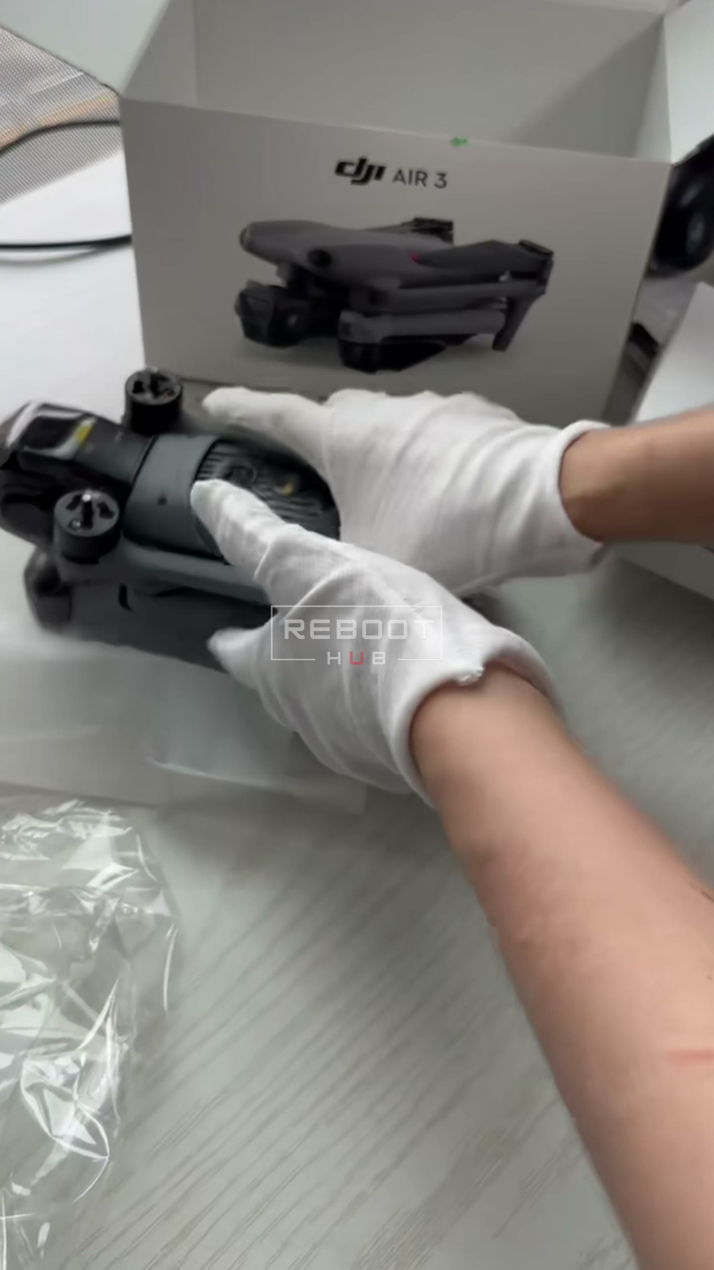 Air 3 handling during a Reboot Hub packing record